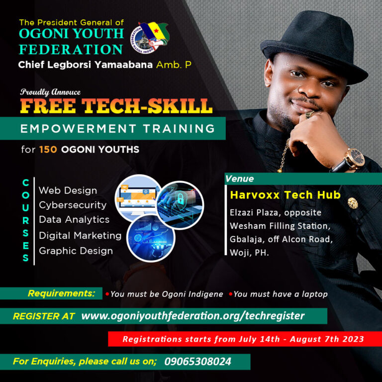 Ogoni youth training